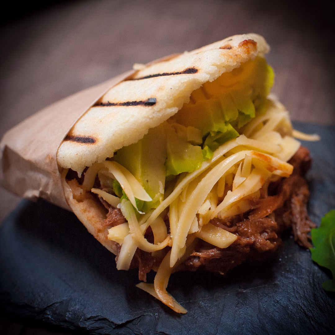 Arepas de maiz no modificado con 25/35g de proteína